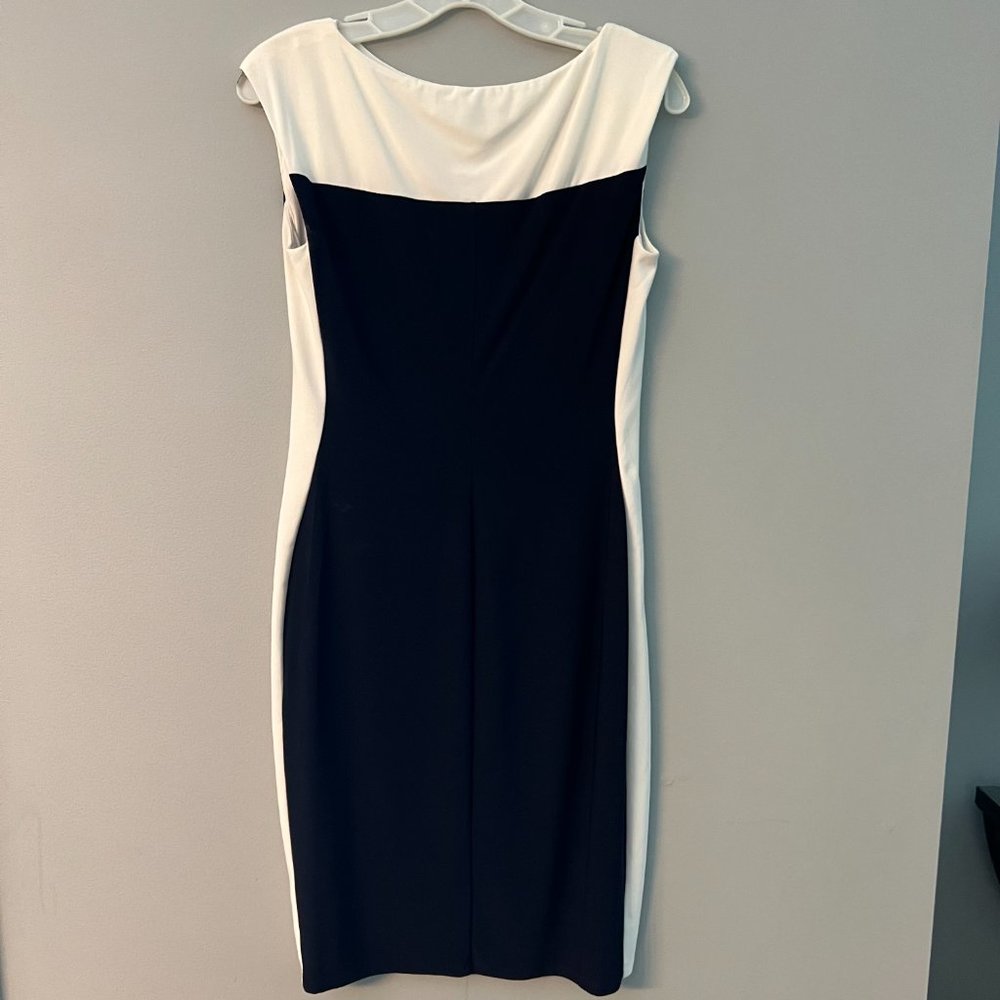 Chaps Stretch Color Block Sleeveless Tailor Dress… - image 2